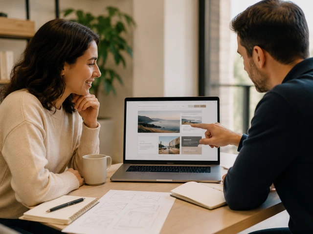 Website design and support workspace